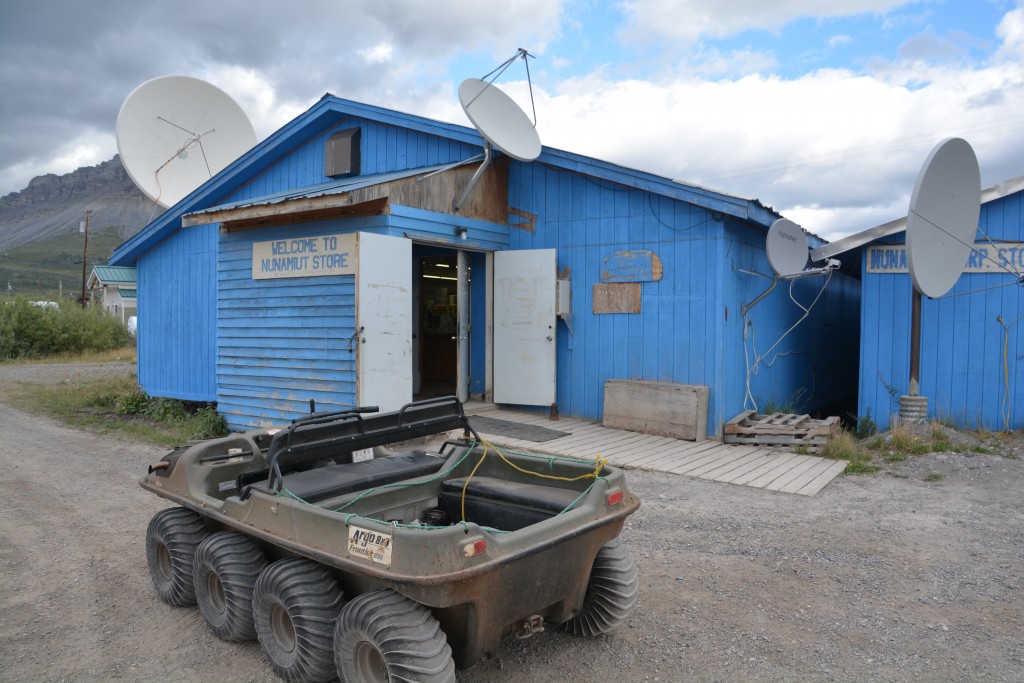 Anaktuvuk Pass has one small store which provides the bare necessities to its residents, but of course everything has to be flown in and is quite expensive