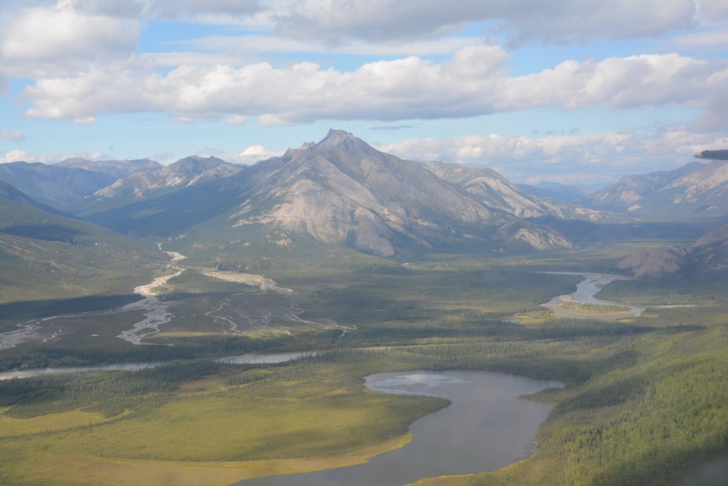 Another shot of some of the views we had - this is completely untracked land well above the Arctic Circle