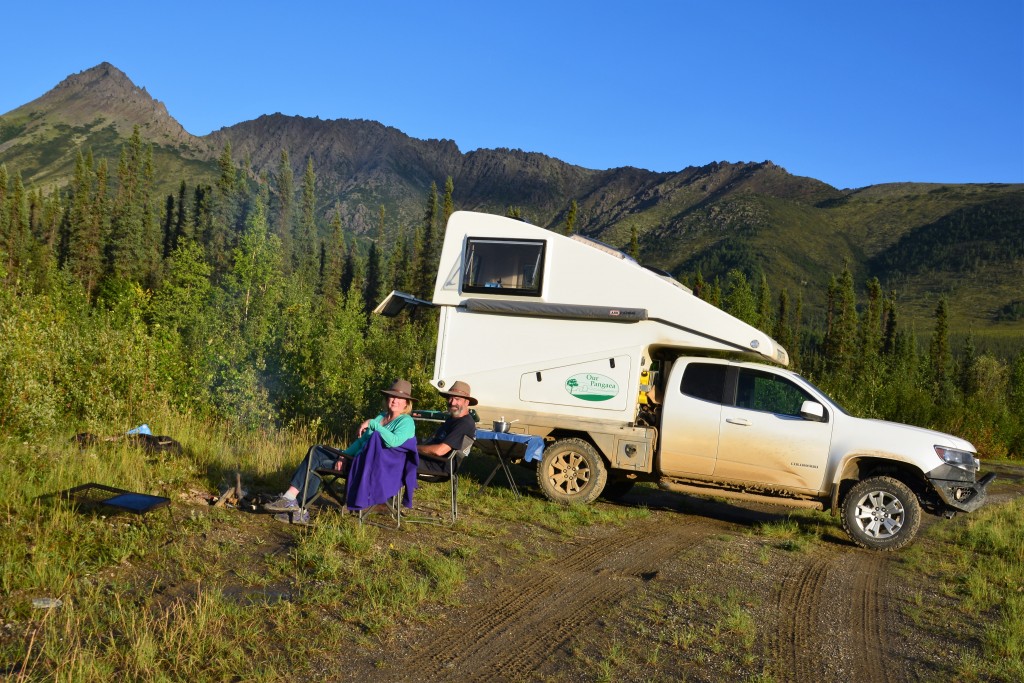 We camped one night at the base of the Brooks Ranges - just magic