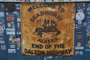 After more than two days and over 400 miles we finally made it to Deadhorse Alaska