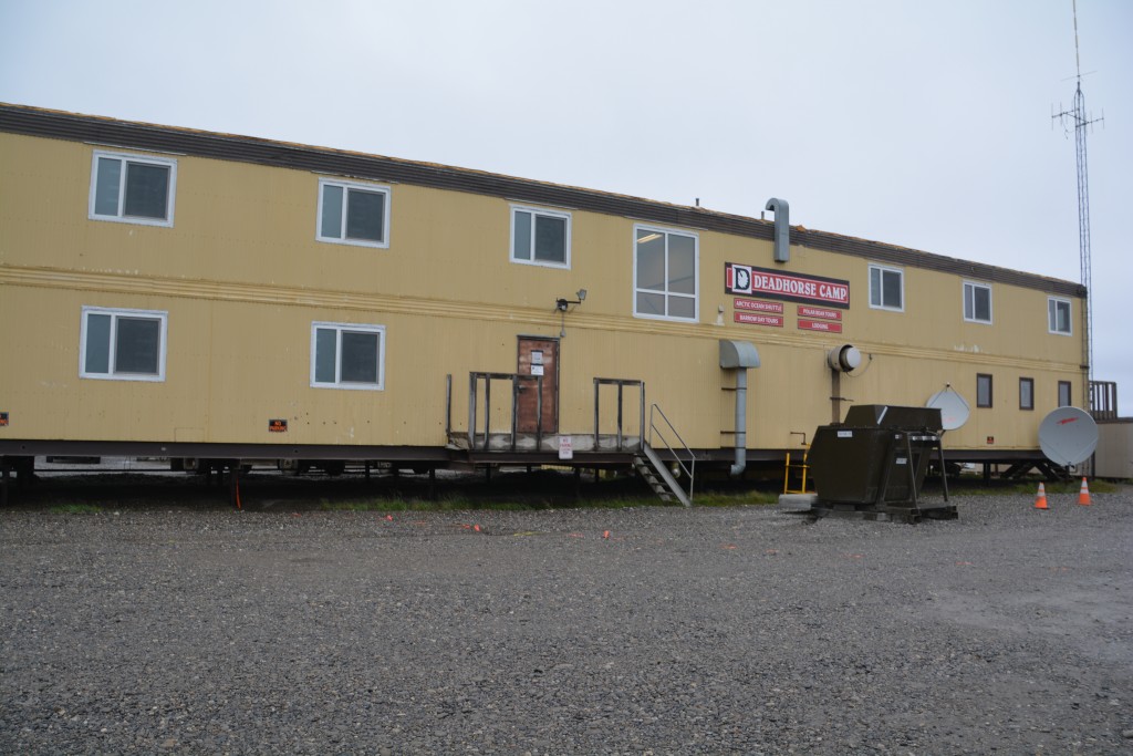 Deadhorse Camp where we picked up you shuttle bus - if you think these places look average from the outside you should see the inside!