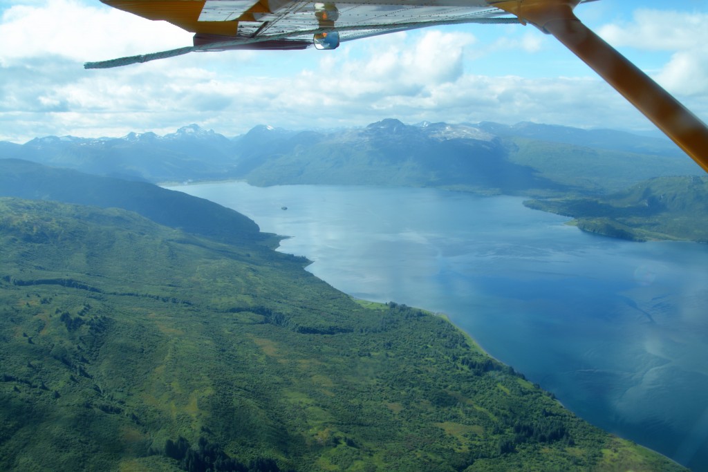 The flight over Kodiak Island was just stunning - uninhabited mountains, rivers and bays....except for about 3,500 bears that live there