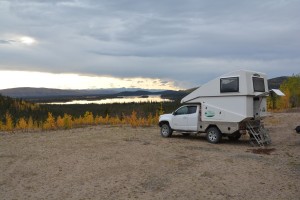 Another beaut place to camp overlooking Tetlin Lake