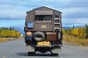 A very unconventional camper makes his way to Skagway - wow!