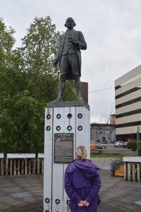 The amazing explorer Captain James Cook remembered in Anchorage for his exploits in the region