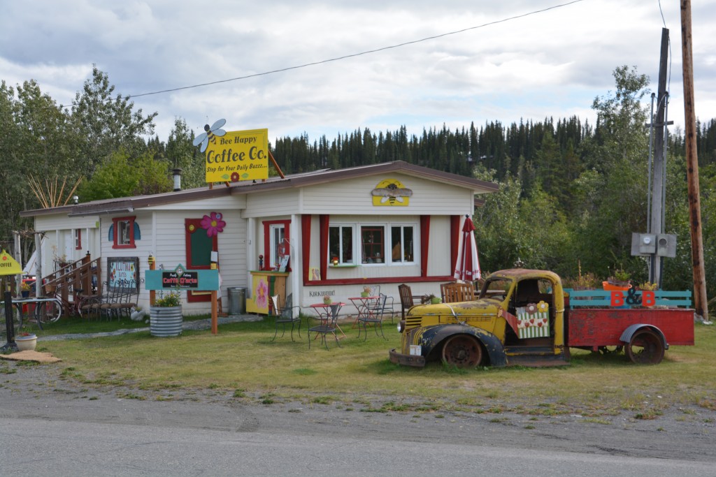 They might live in a remote place of Alaska but the locals can still put on a bit of character and colour to their business