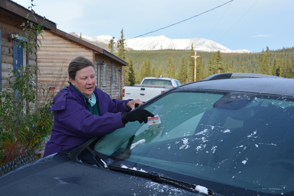 It was a cold and frosty morning at the Bluesberry Inn 