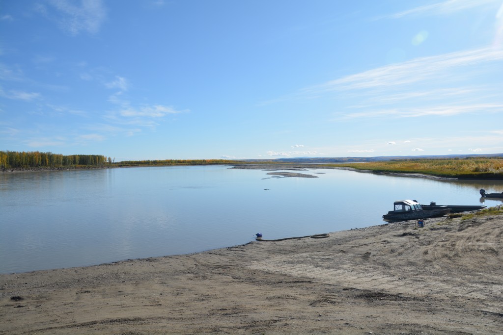 The long road to the tiny town of Circle ended on the banks of the mighty Yukon River, a great scene