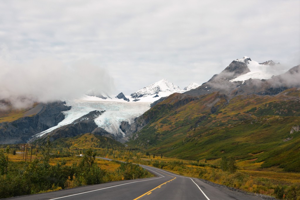 Our drive down to Valdez featured numerous glaciers, some of them coming down almost to the road's edge