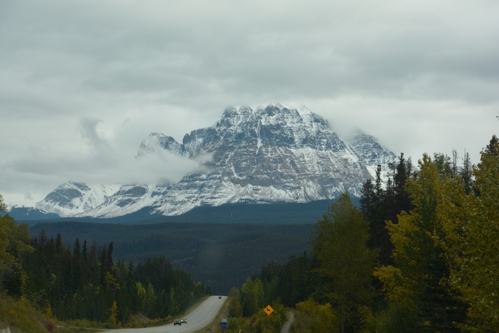 The drive through Jasper National Park was a series of stunning views around every corner